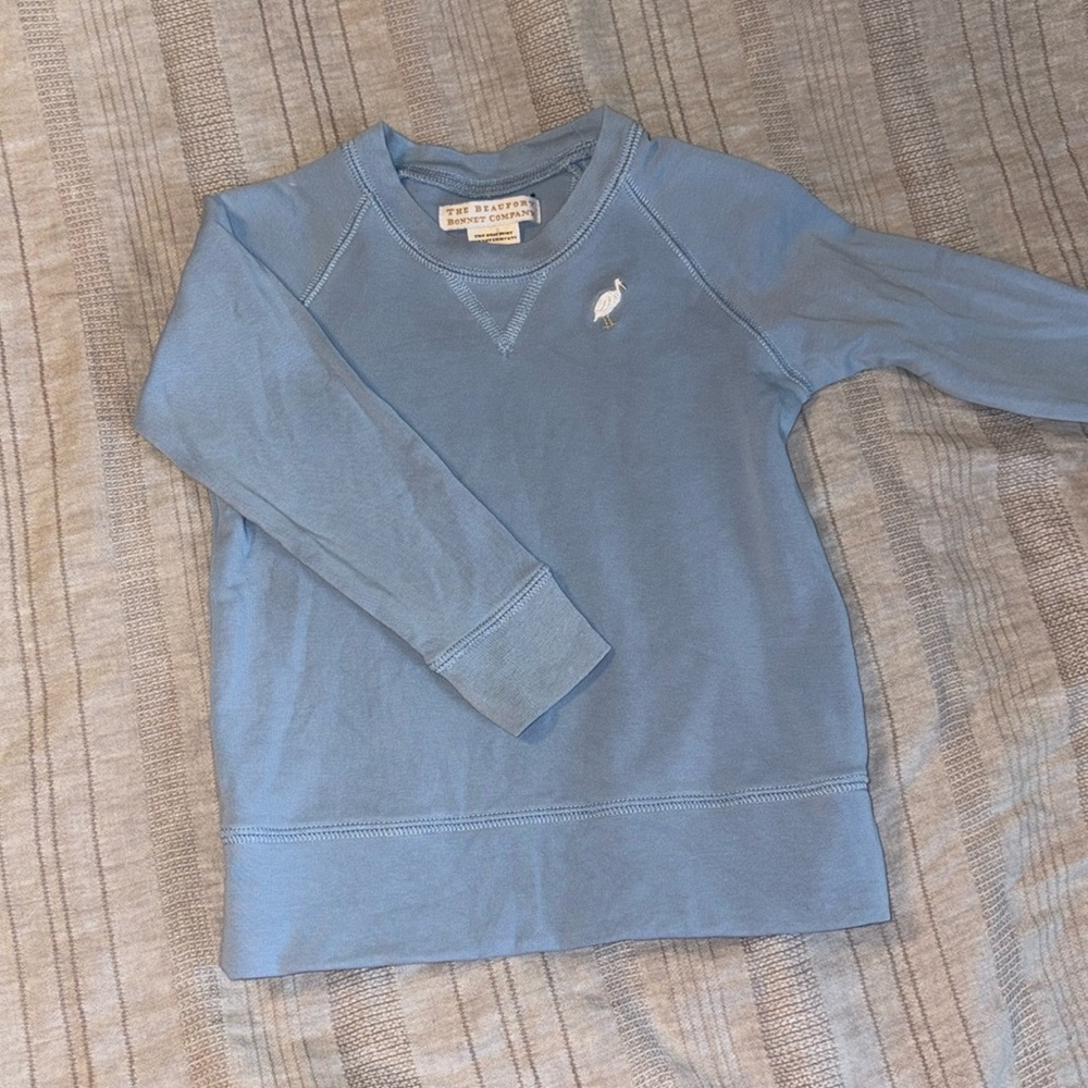 The Beaufort Bonnet Company Cassidy Comfy Crewneck - Size 2T